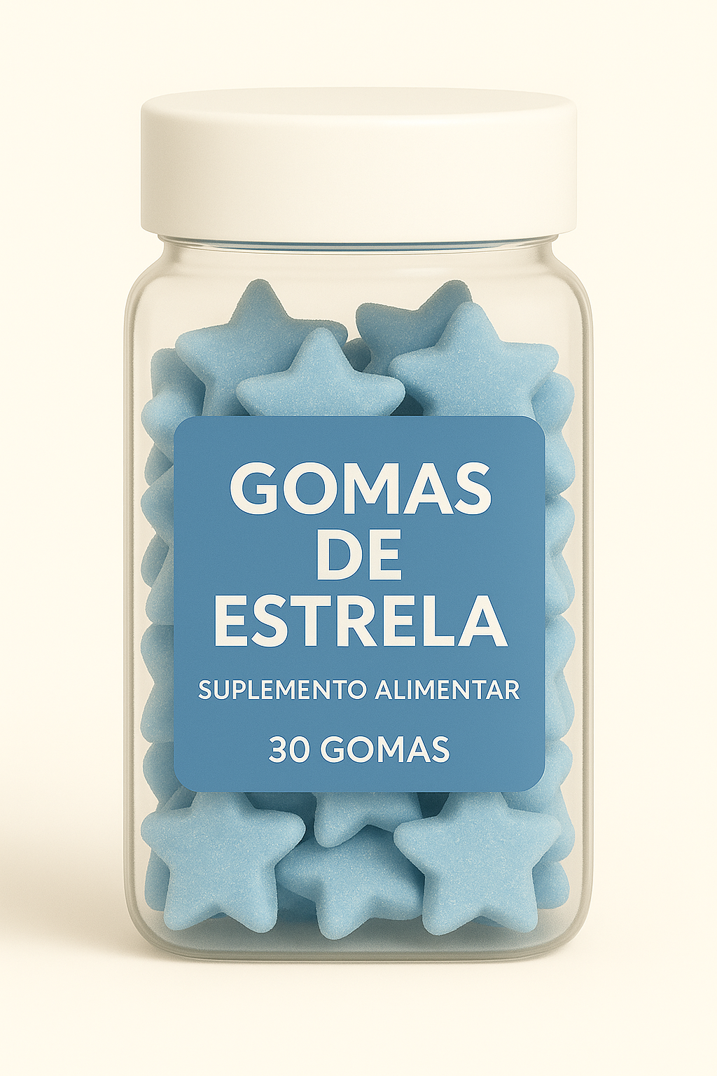 Terceirização de Gummies de Pré-Treino ESTRELA (500-1000 unidades) 30 gomas