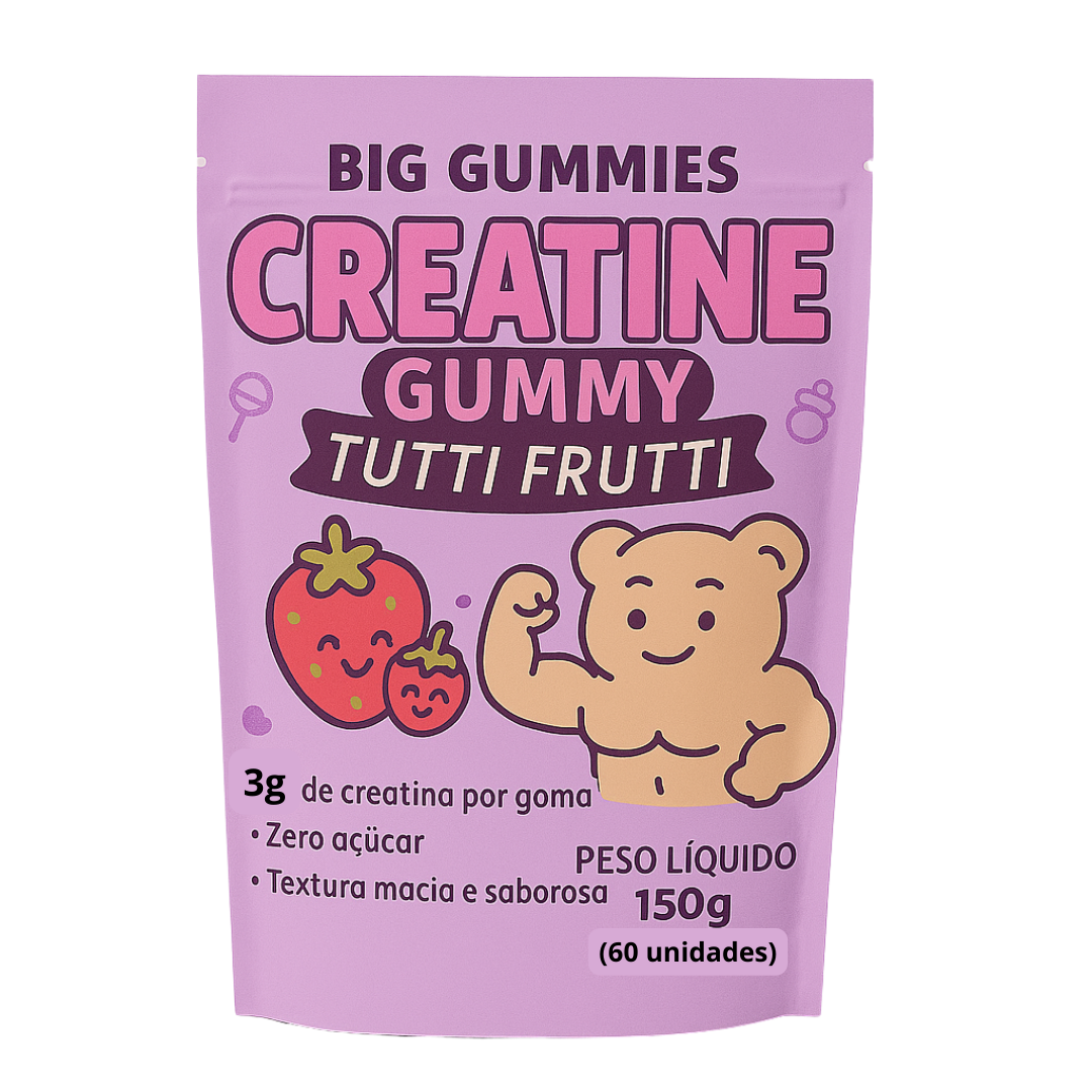 Big Gummies - Gummies de Creatina e WHEY