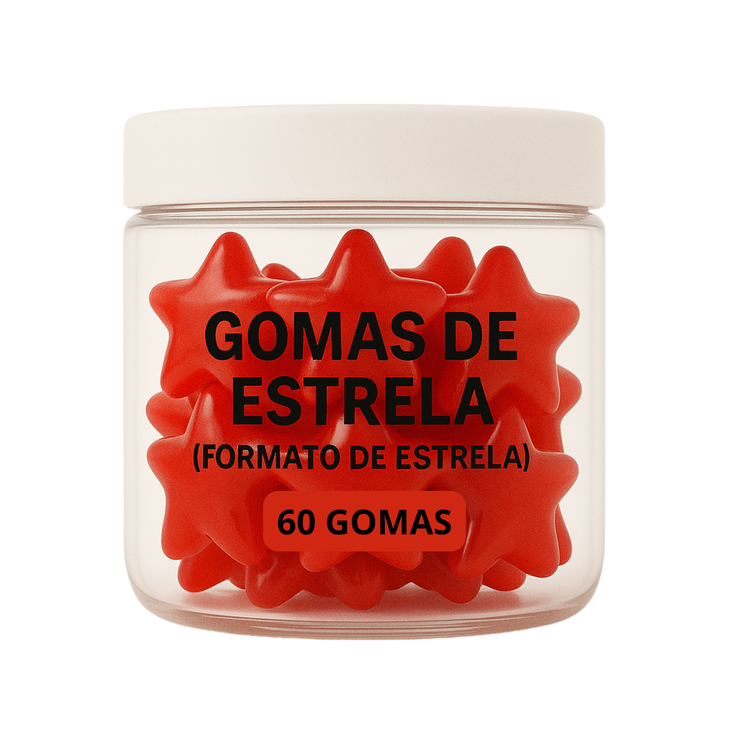 Terceirização de Gummies de Creatina ESTRELA (500-1000 unidades) 60 gomas