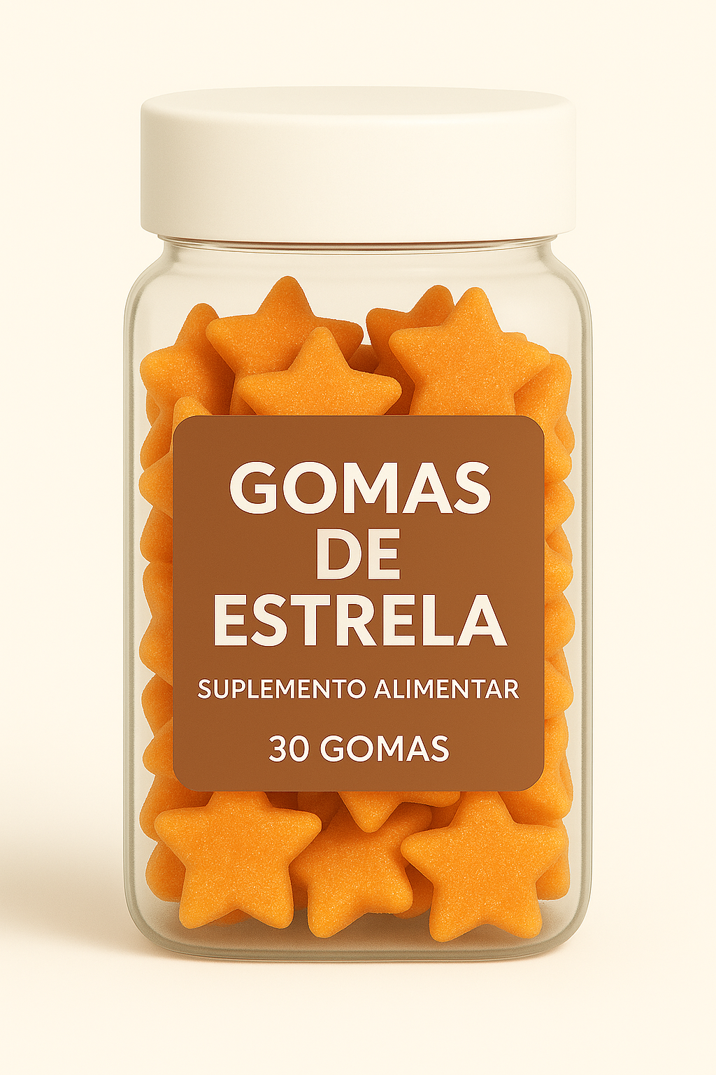Terceirização de Gummies de Pré-Treino ESTRELA (500-1000 unidades) 30 gomas