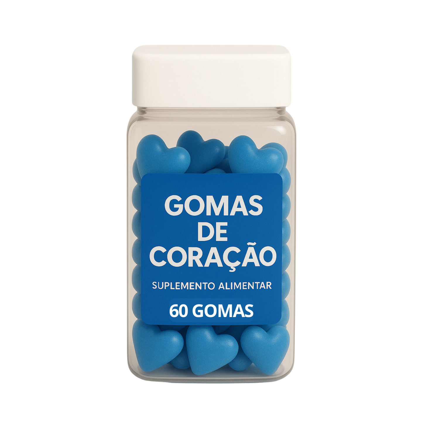 Terceirização de Gummies Memória e Foco CORAÇÃO (500-1000 unidades) 60 gomas