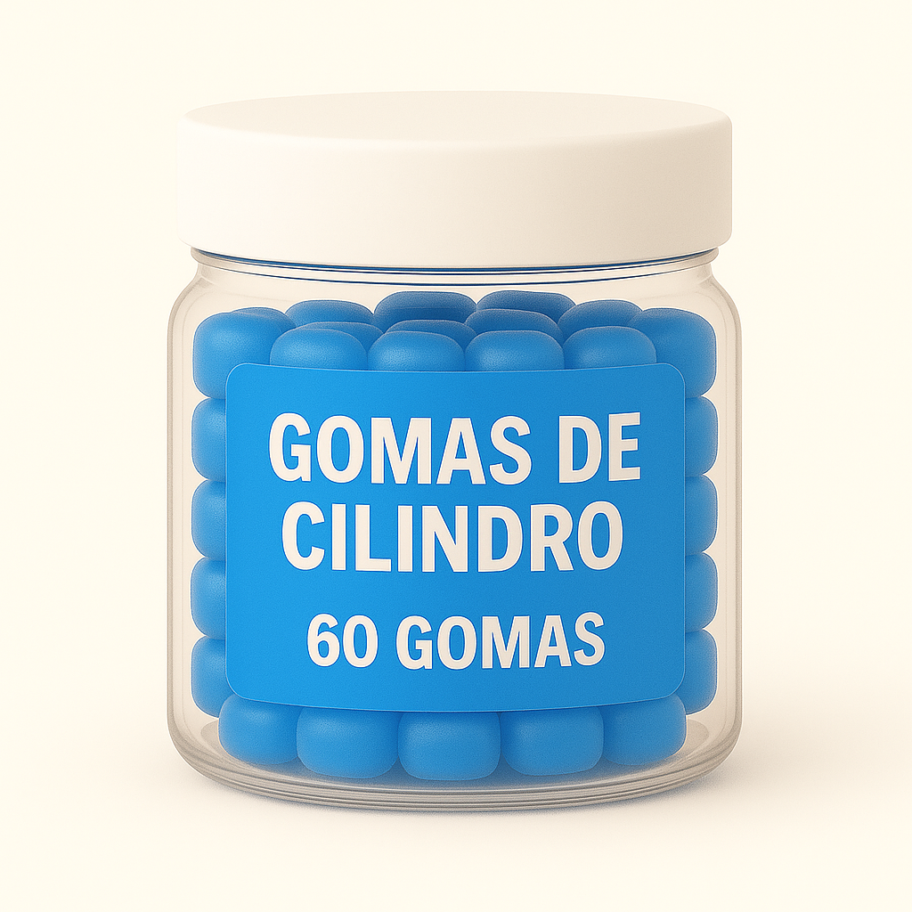 Terceirização de Gummies Memória e Foco CILINDRO (500-1000 unidades) 60 gomas