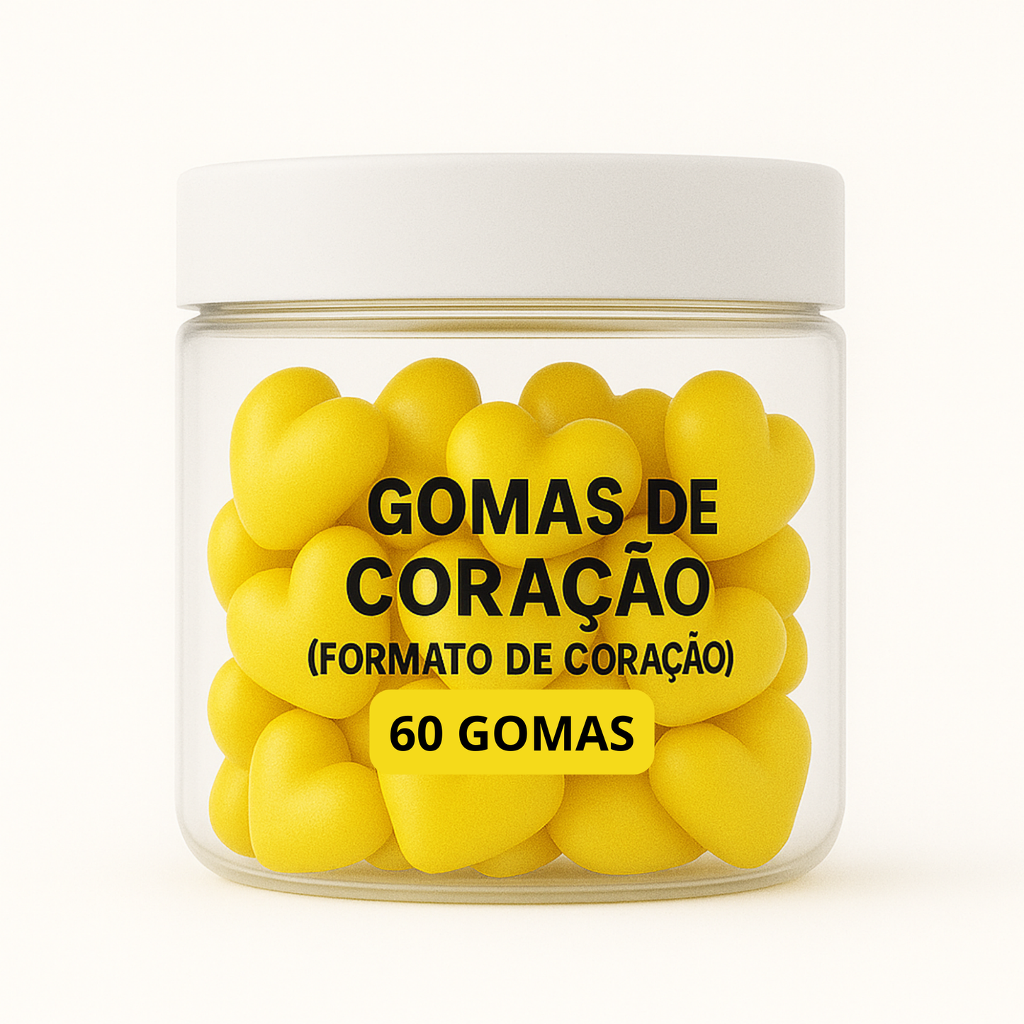 Terceirização de Gummies Memória e Foco CORAÇÃO (500-1000 unidades) 60 gomas