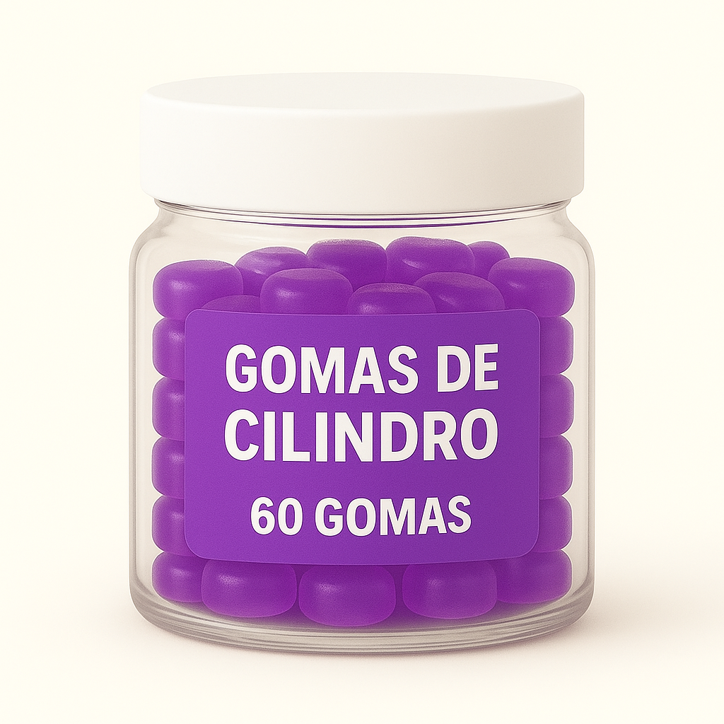 Terceirização de Gummies Memória e Foco CILINDRO (500-1000 unidades) 60 gomas