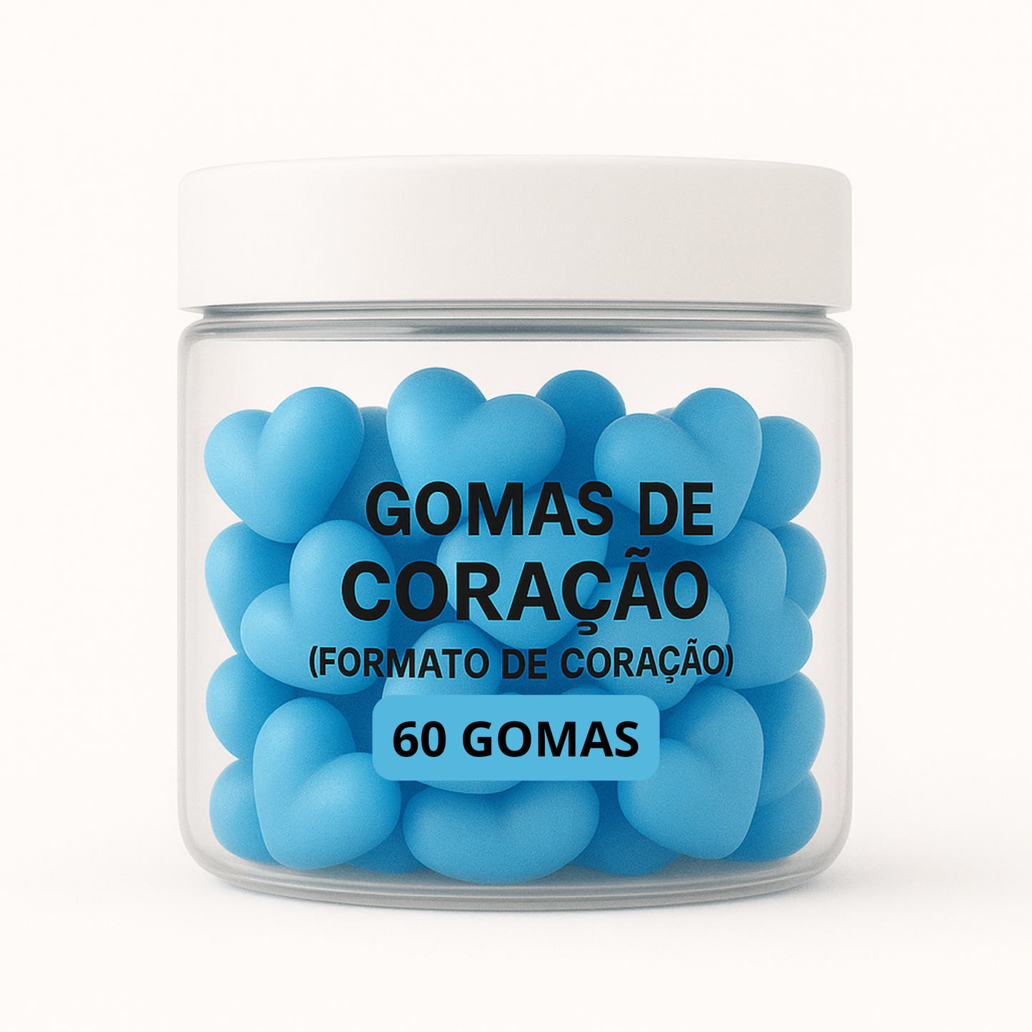 Terceirização de Gummies Memória e Foco CORAÇÃO (500-1000 unidades) 60 gomas