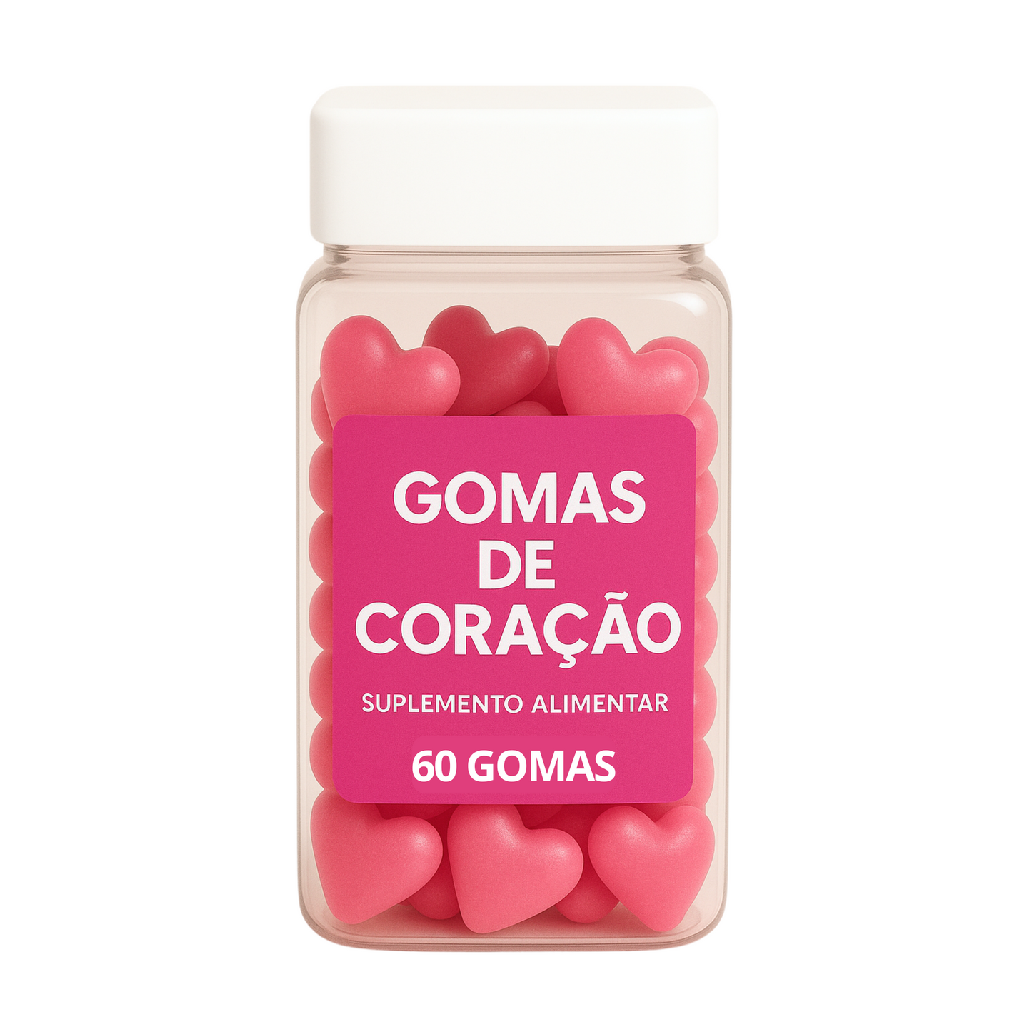 Terceirização de Gummies Memória e Foco CORAÇÃO (500-1000 unidades) 60 gomas