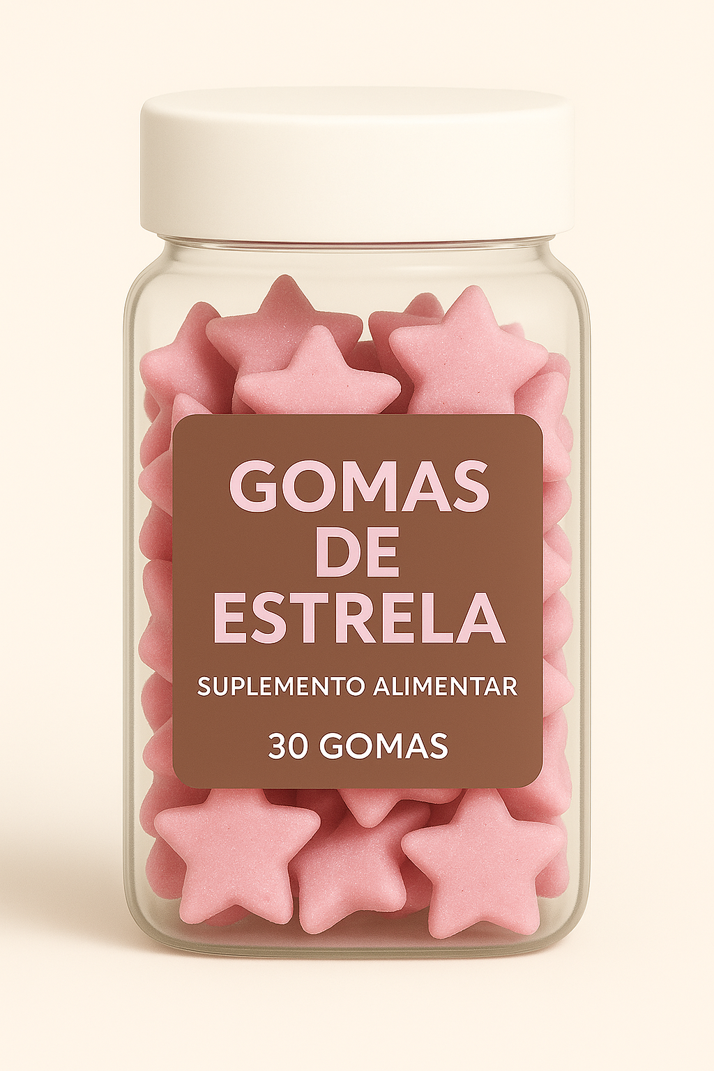 Terceirização de Gummies de Pré-Treino ESTRELA (500-1000 unidades) 30 gomas