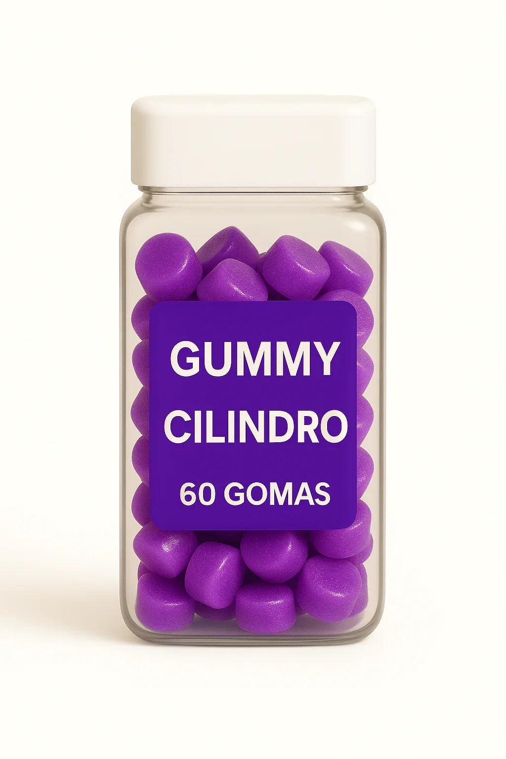 Terceirização de Gummies Memória e Foco CILINDRO (500-1000 unidades) 60 gomas