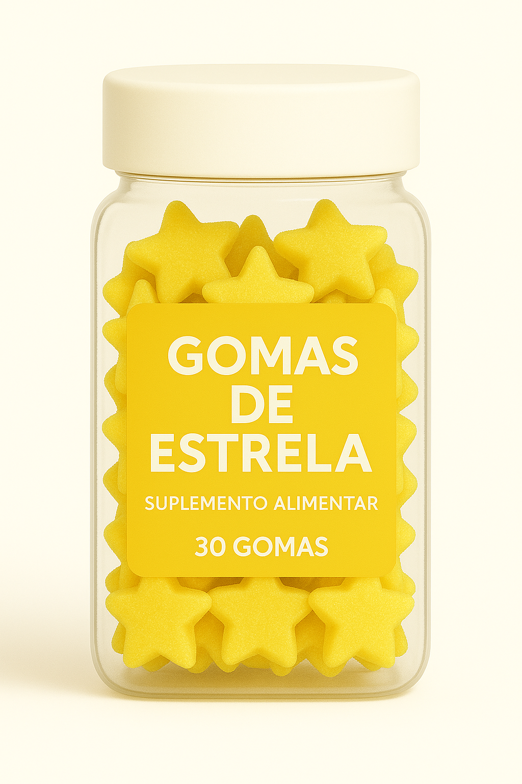 Terceirização de Gummies de Pré-Treino ESTRELA (500-1000 unidades) 30 gomas