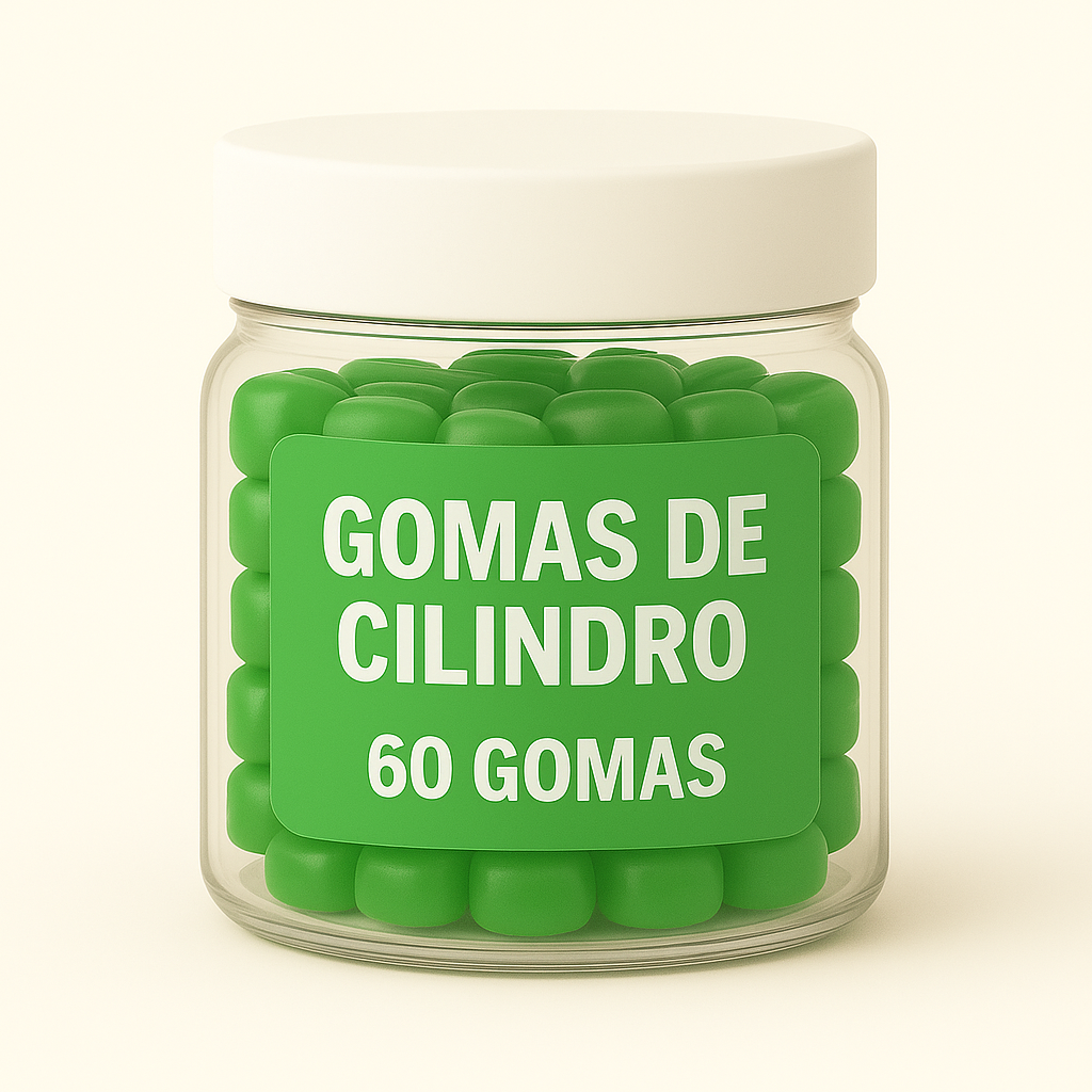 Terceirização de Gummies Memória e Foco CILINDRO (500-1000 unidades) 60 gomas