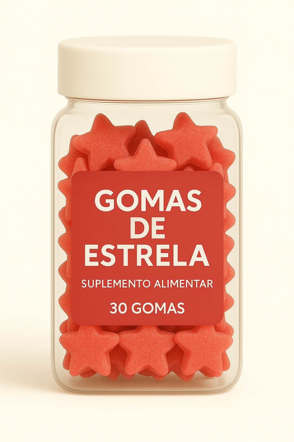 Terceirização de Gummies de Pré-Treino ESTRELA (500-1000 unidades) 30 gomas