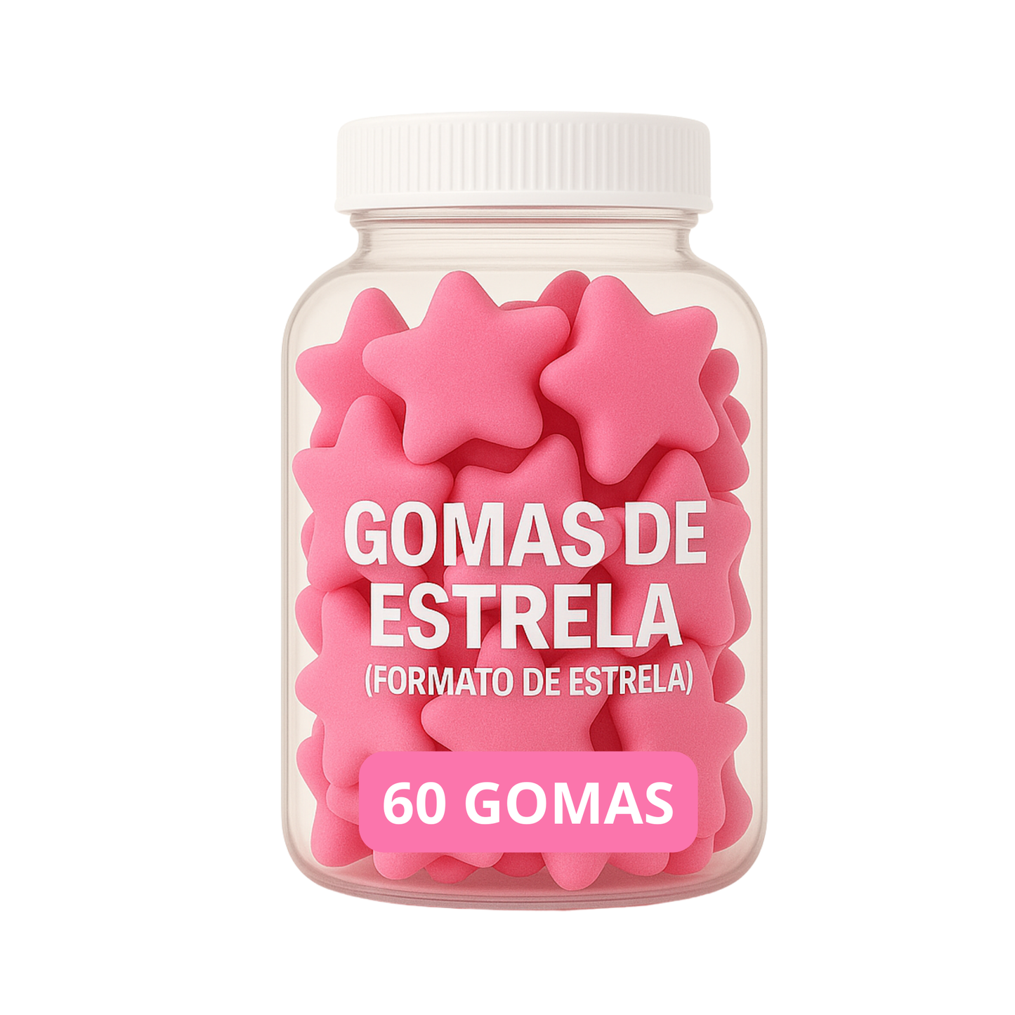 Terceirização de Gummies de Creatina ESTRELA (500-1000 unidades) 60 gomas
