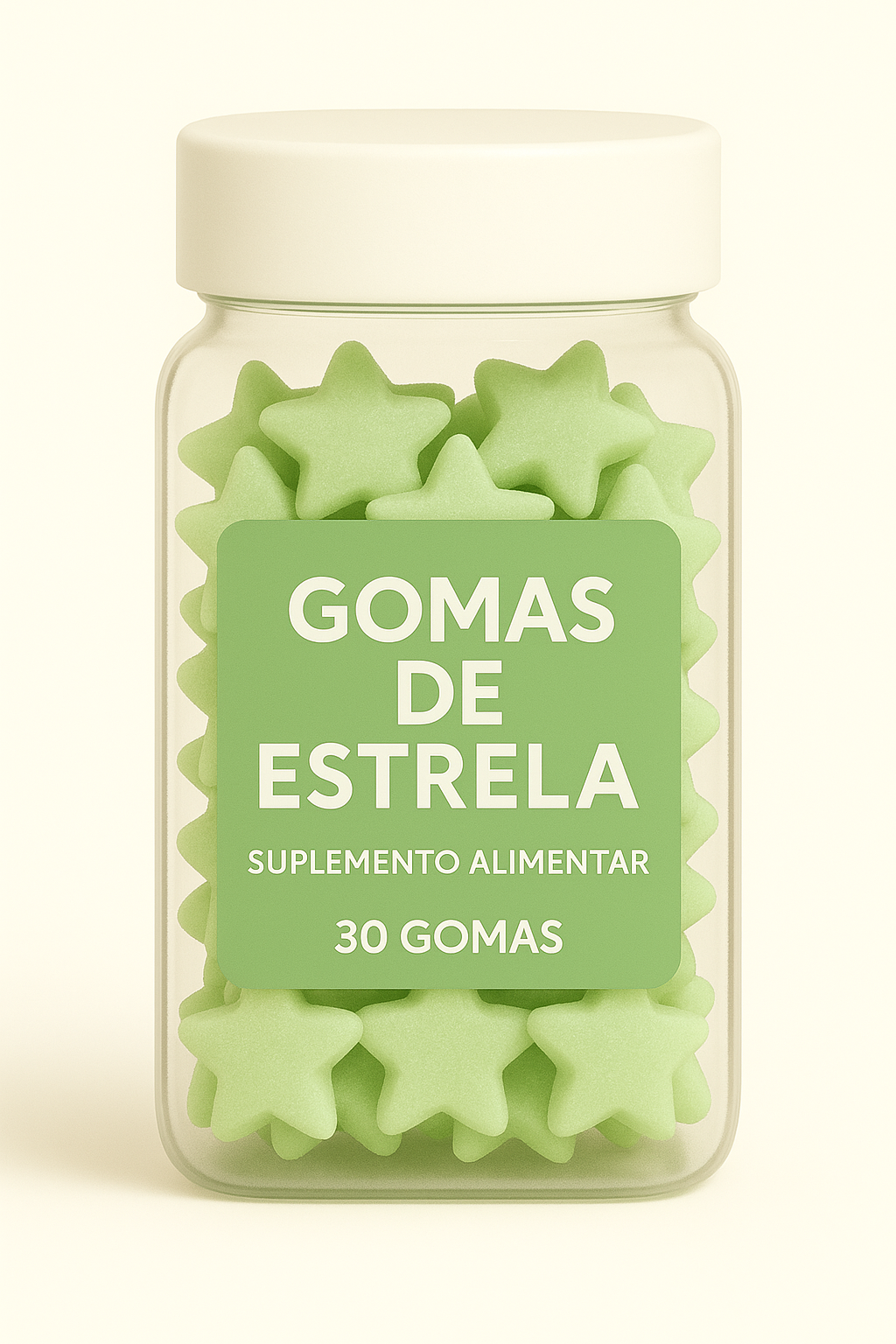 Terceirização de Gummies de Pré-Treino ESTRELA (500-1000 unidades) 30 gomas