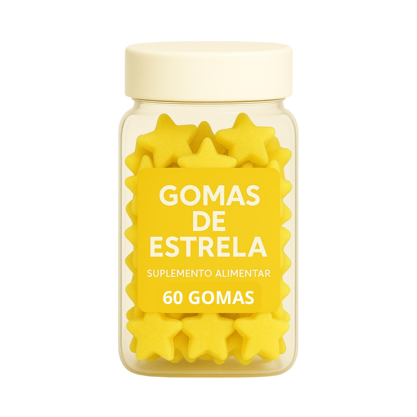 Terceirização de Gummies de Creatina ESTRELA (500-1000 unidades) 60 gomas
