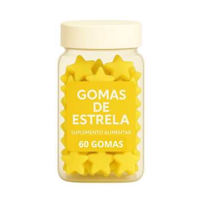 Terceirização de Gummies de Creatina ESTRELA (500-1000 unidades) 60 gomas