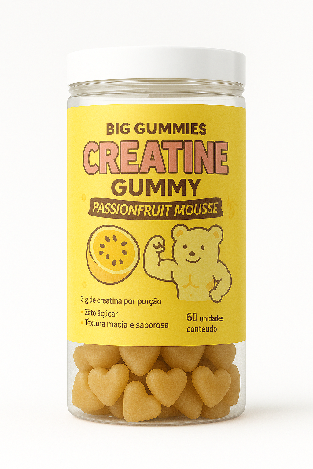 Big Gummies - Gummies de Creatina e WHEY