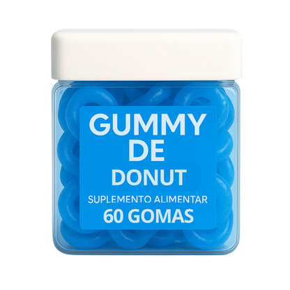 Terceirização de Gummies Melatonina DONUT  (500-1000 unidades) 60 gomas