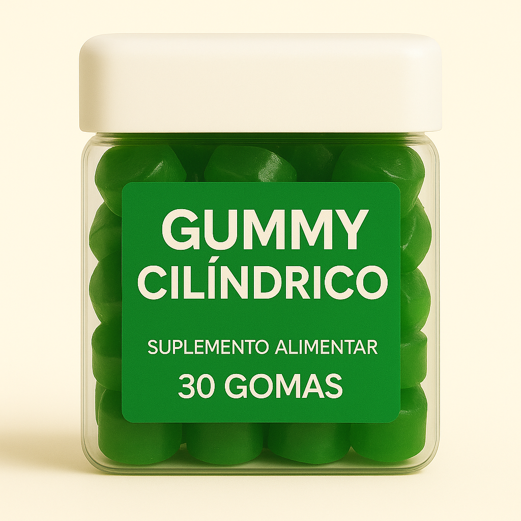 Terceirização de Gummies Rejuvenescimento CILINDRO (500-1000 unidades) 30 gomas