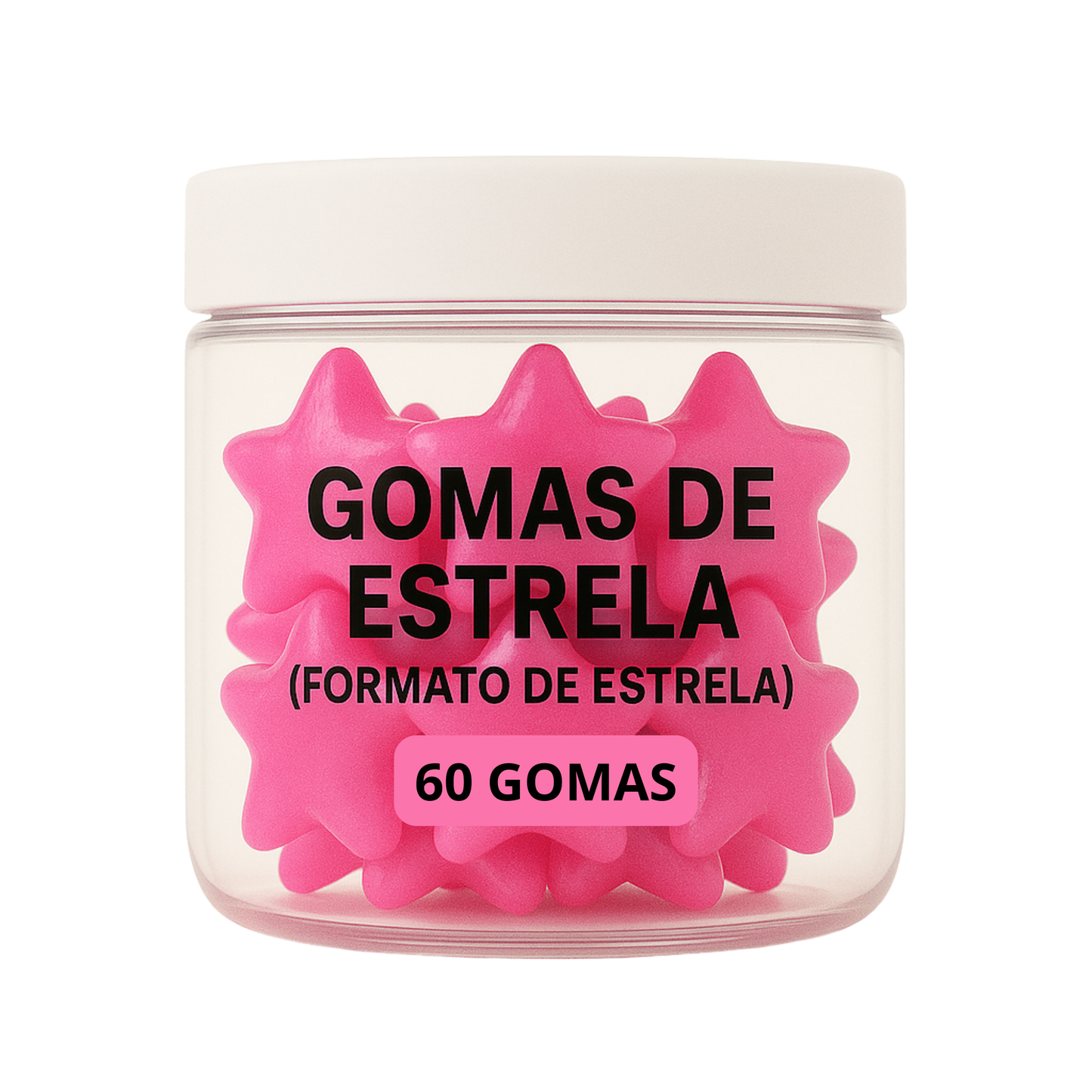 Terceirização de Gummies de Creatina ESTRELA (500-1000 unidades) 60 gomas