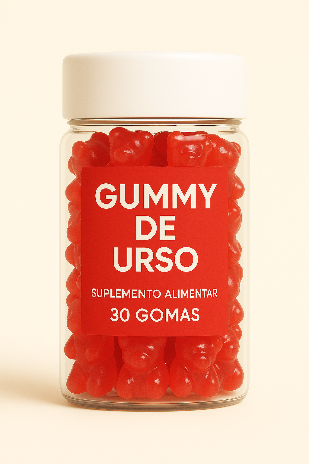 Terceirização de Gummies Melatonina URSO (500-1000 unidades) 30 gomas