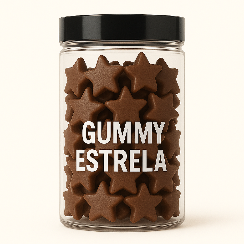 Terceirização de Gummies de Whey ESTRELA (500-1000 unidades) 120 gomas