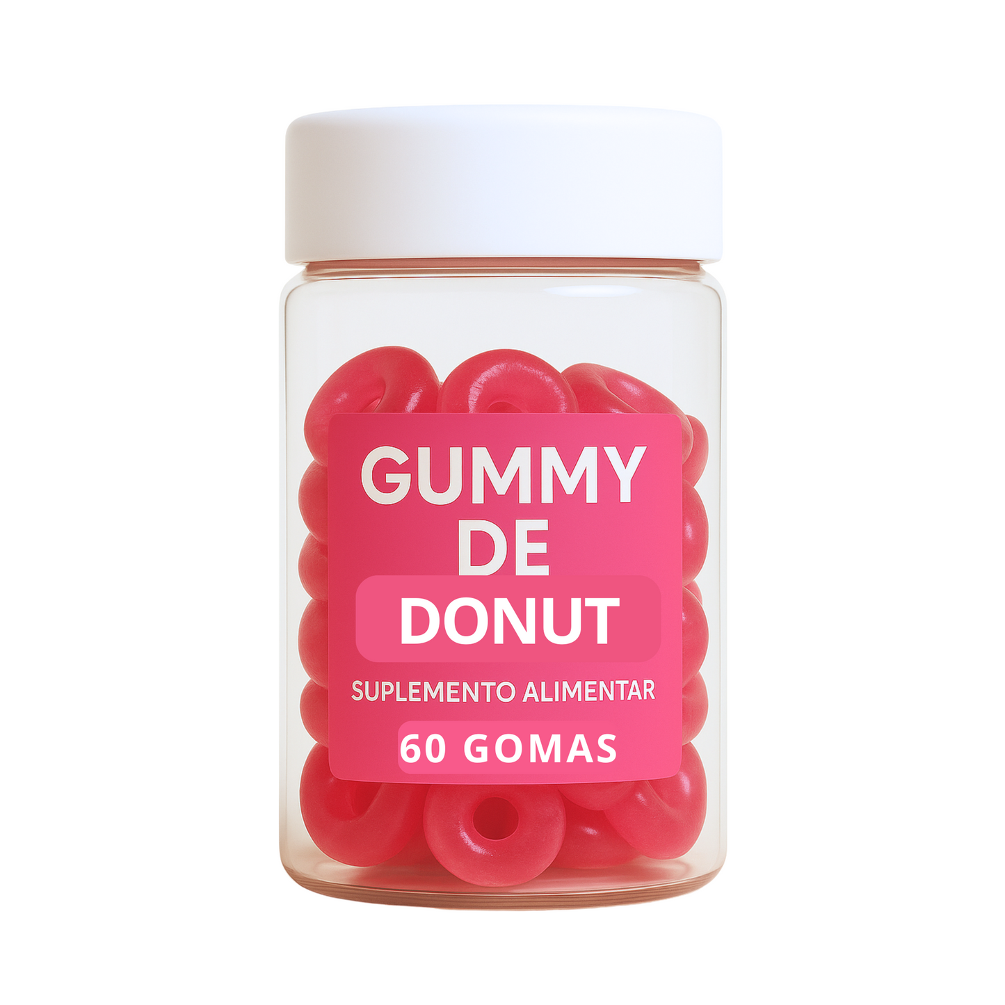 Terceirização de Gummies Melatonina DONUT  (500-1000 unidades) 60 gomas