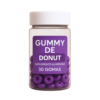 Terceirização de Gummies Melatonina DONUT  (500-1000 unidades) 60 gomas