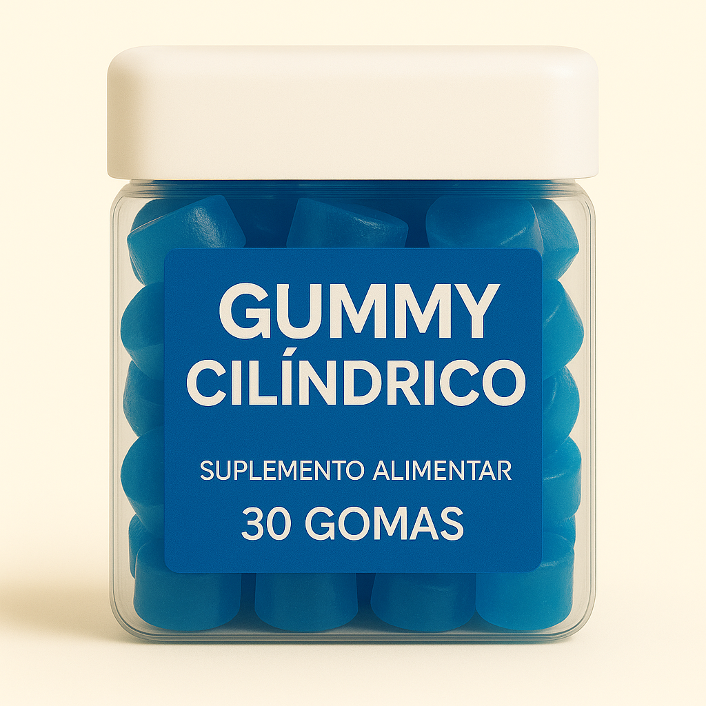 Terceirização de Gummies Rejuvenescimento CILINDRO (500-1000 unidades) 30 gomas