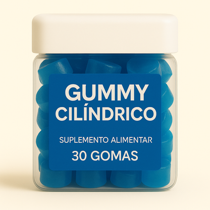 Terceirização de Gummies Rejuvenescimento CILINDRO (500-1000 unidades) 30 gomas
