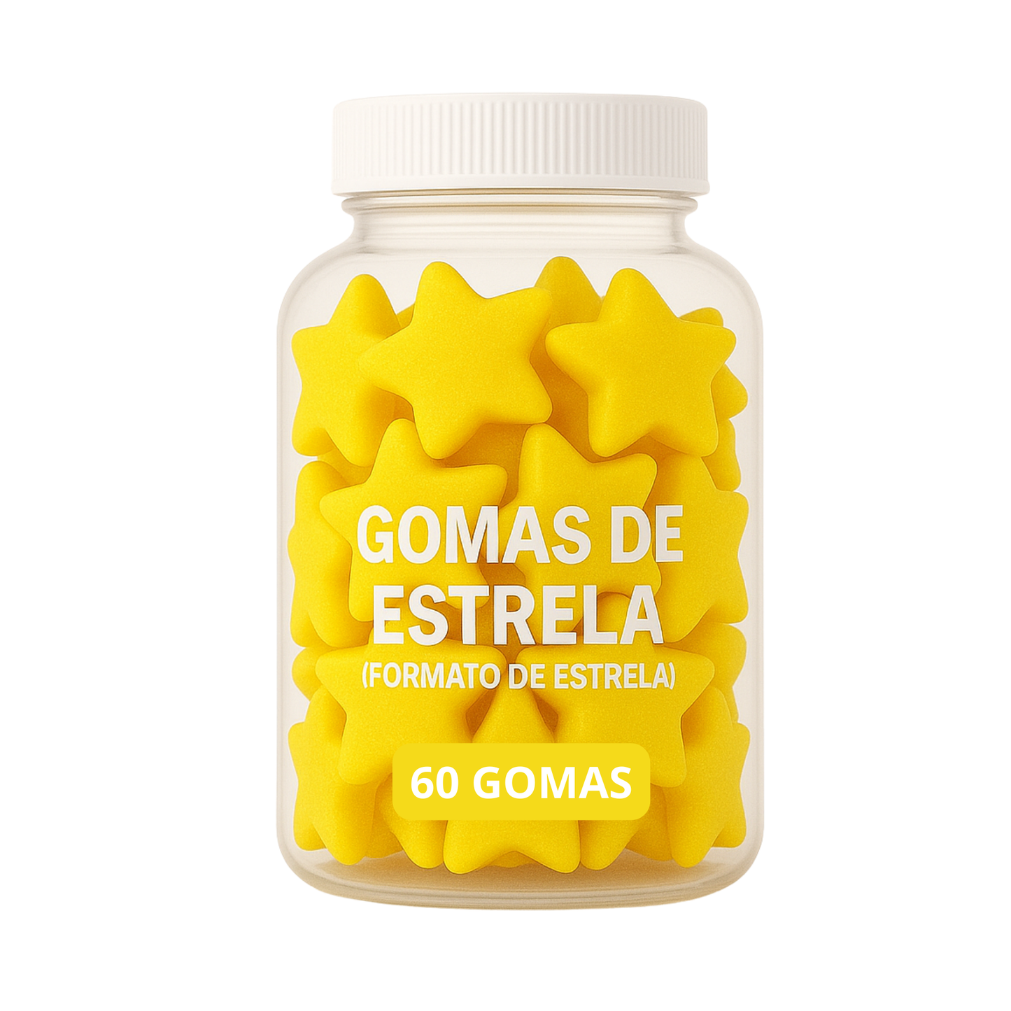 Terceirização de Gummies de Creatina ESTRELA (500-1000 unidades) 60 gomas