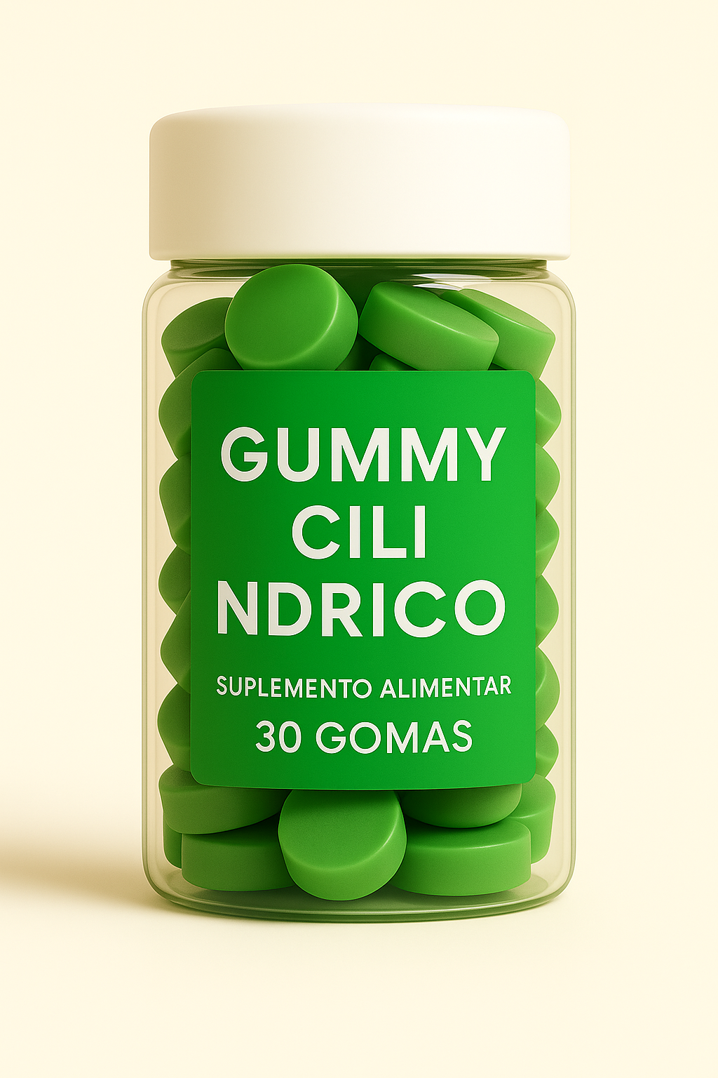 Terceirização de Gummies Rejuvenescimento CILINDRO (500-1000 unidades) 30 gomas