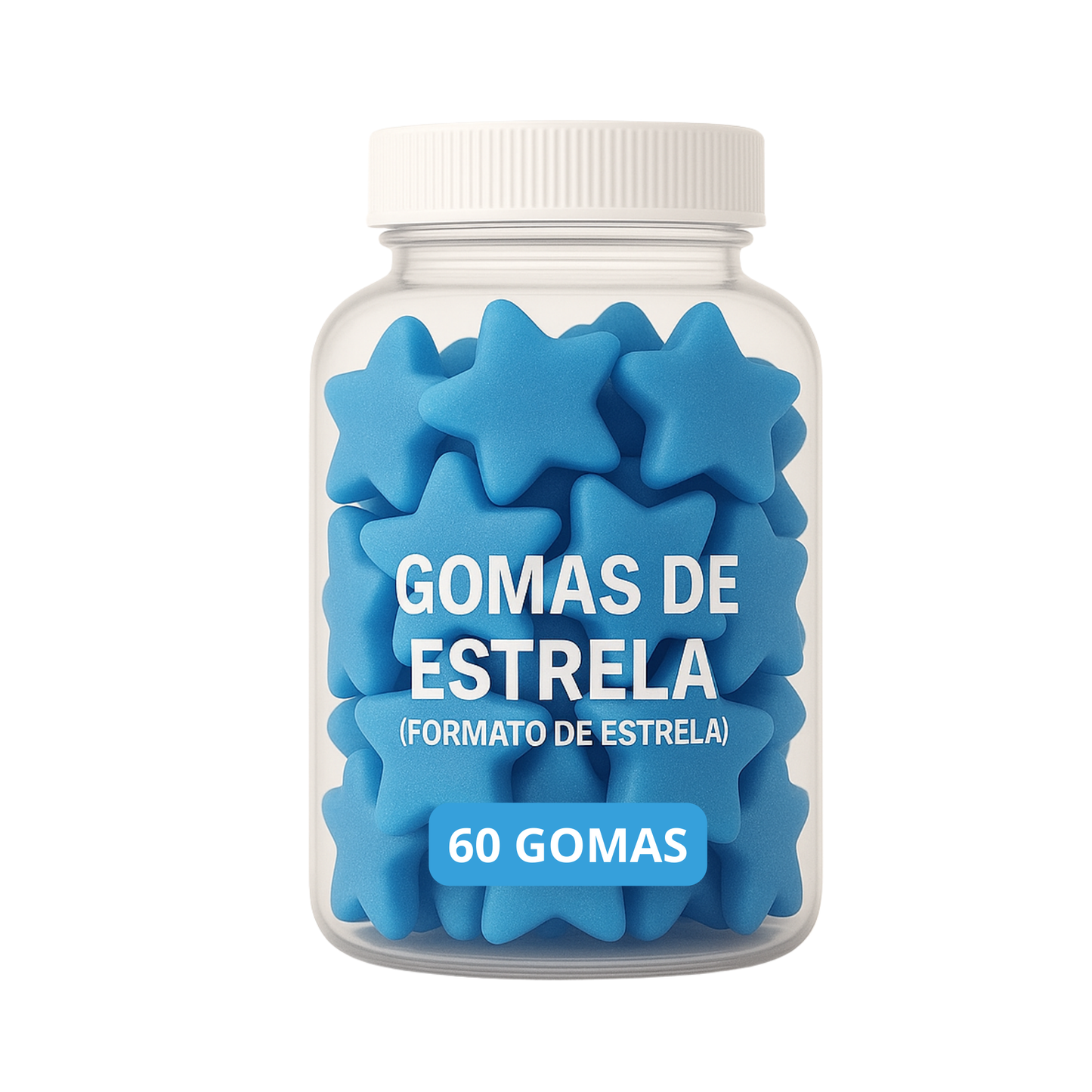 Terceirização de Gummies de Creatina ESTRELA (500-1000 unidades) 60 gomas