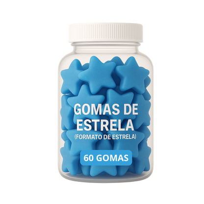 Terceirização de Gummies de Creatina ESTRELA (500-1000 unidades) 60 gomas