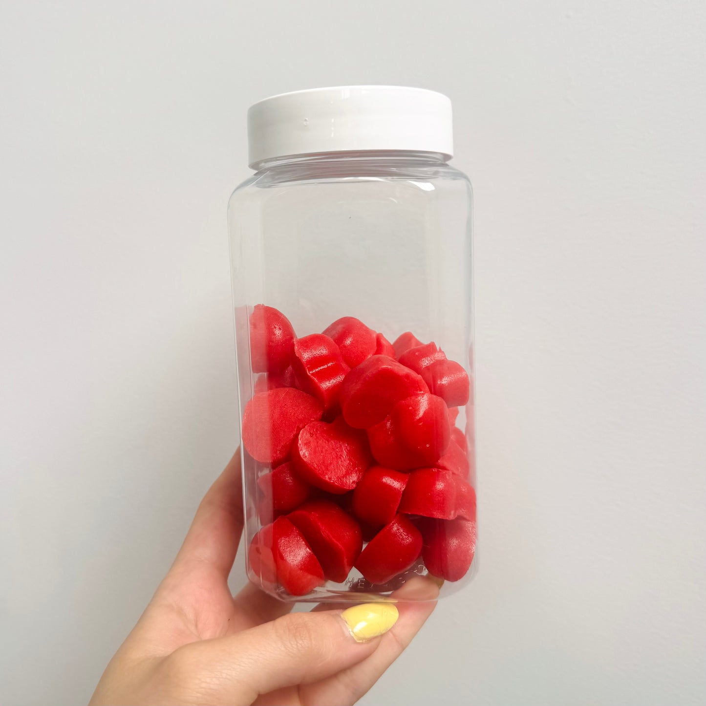 Terceirização de Gummies Cabelo Pele e Unha CORAÇÃO (500-1000 unidades) 30 gomas