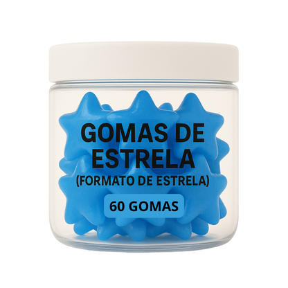 Terceirização de Gummies de Creatina ESTRELA (500-1000 unidades) 60 gomas