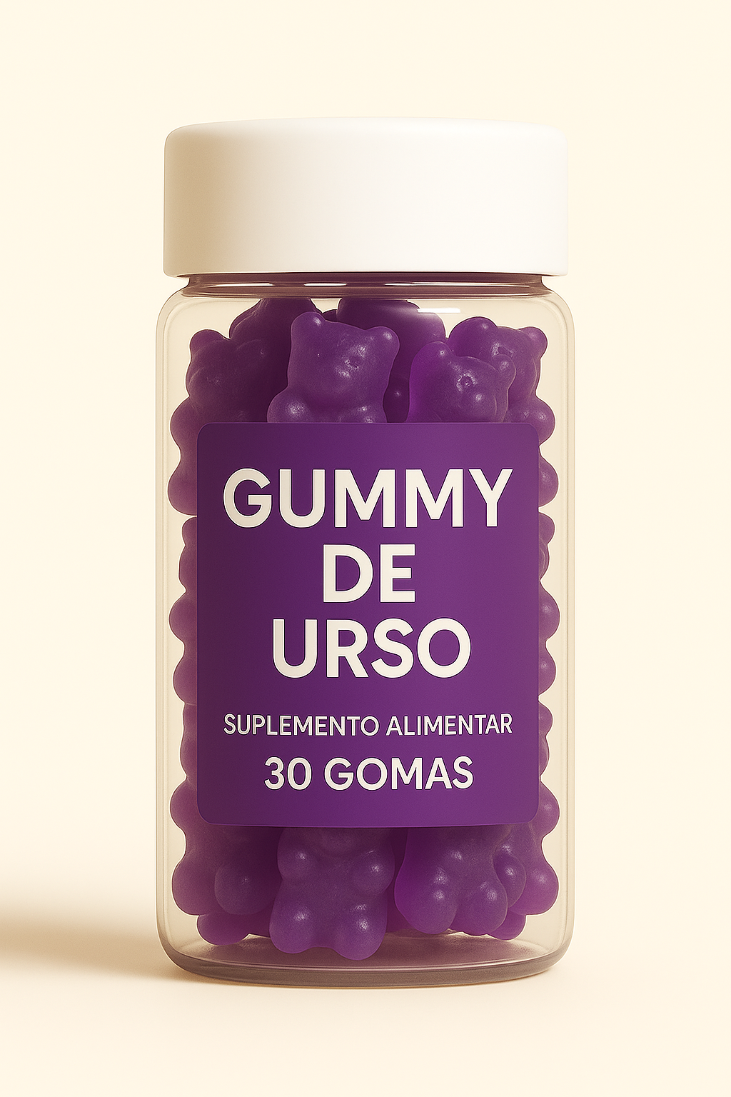 Terceirização de Gummies Melatonina URSO (500-1000 unidades) 30 gomas