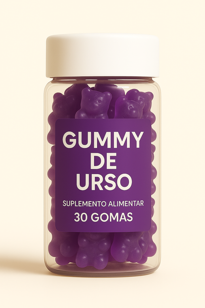 Terceirização de Gummies Melatonina URSO (500-1000 unidades) 30 gomas