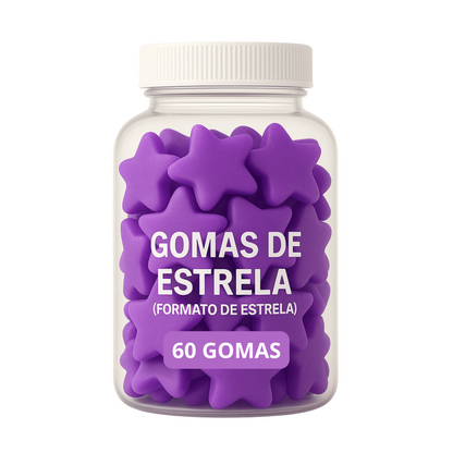 Terceirização de Gummies de Creatina ESTRELA (500-1000 unidades) 60 gomas