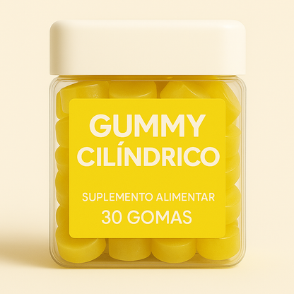 Terceirização de Gummies Rejuvenescimento CILINDRO (500-1000 unidades) 30 gomas