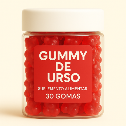 Terceirização de Gummies Melatonina URSO (500-1000 unidades) 30 gomas