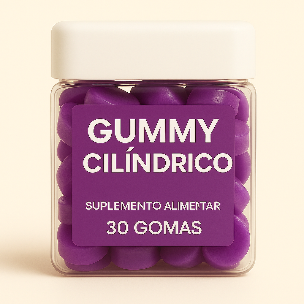 Terceirização de Gummies Rejuvenescimento CILINDRO (500-1000 unidades) 30 gomas