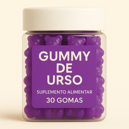 Terceirização de Gummies Melatonina URSO (500-1000 unidades) 30 gomas