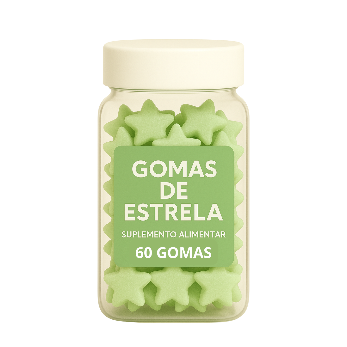 Terceirização de Gummies de Creatina ESTRELA (500-1000 unidades) 60 gomas