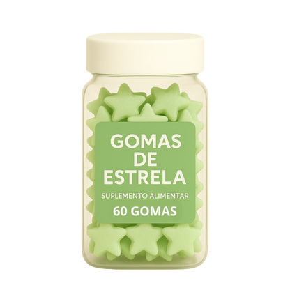 Terceirização de Gummies de Creatina ESTRELA (500-1000 unidades) 60 gomas