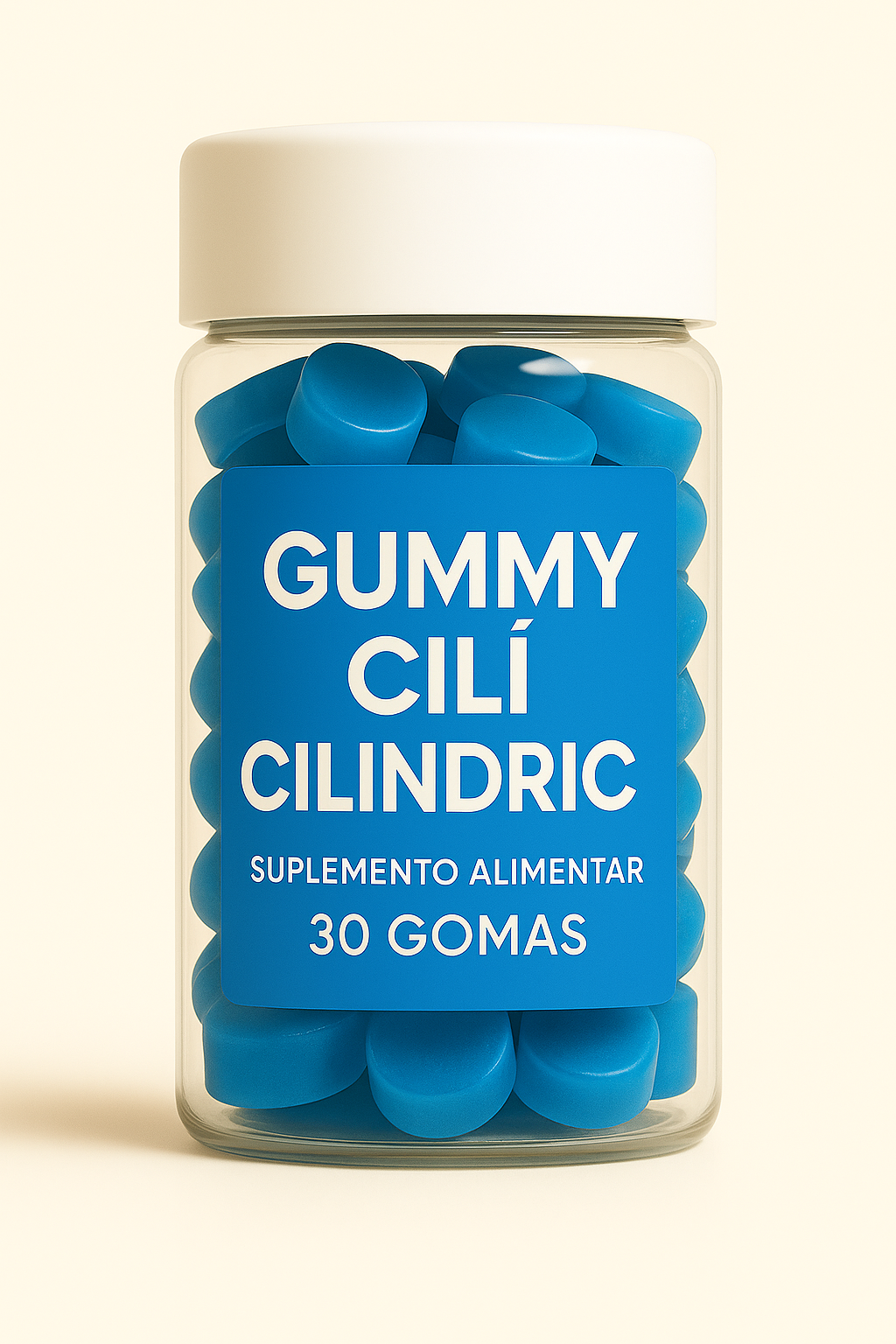 Terceirização de Gummies Rejuvenescimento CILINDRO (500-1000 unidades) 30 gomas