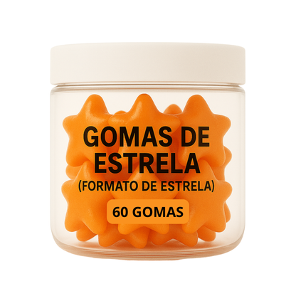 Terceirização de Gummies de Creatina ESTRELA (500-1000 unidades) 60 gomas