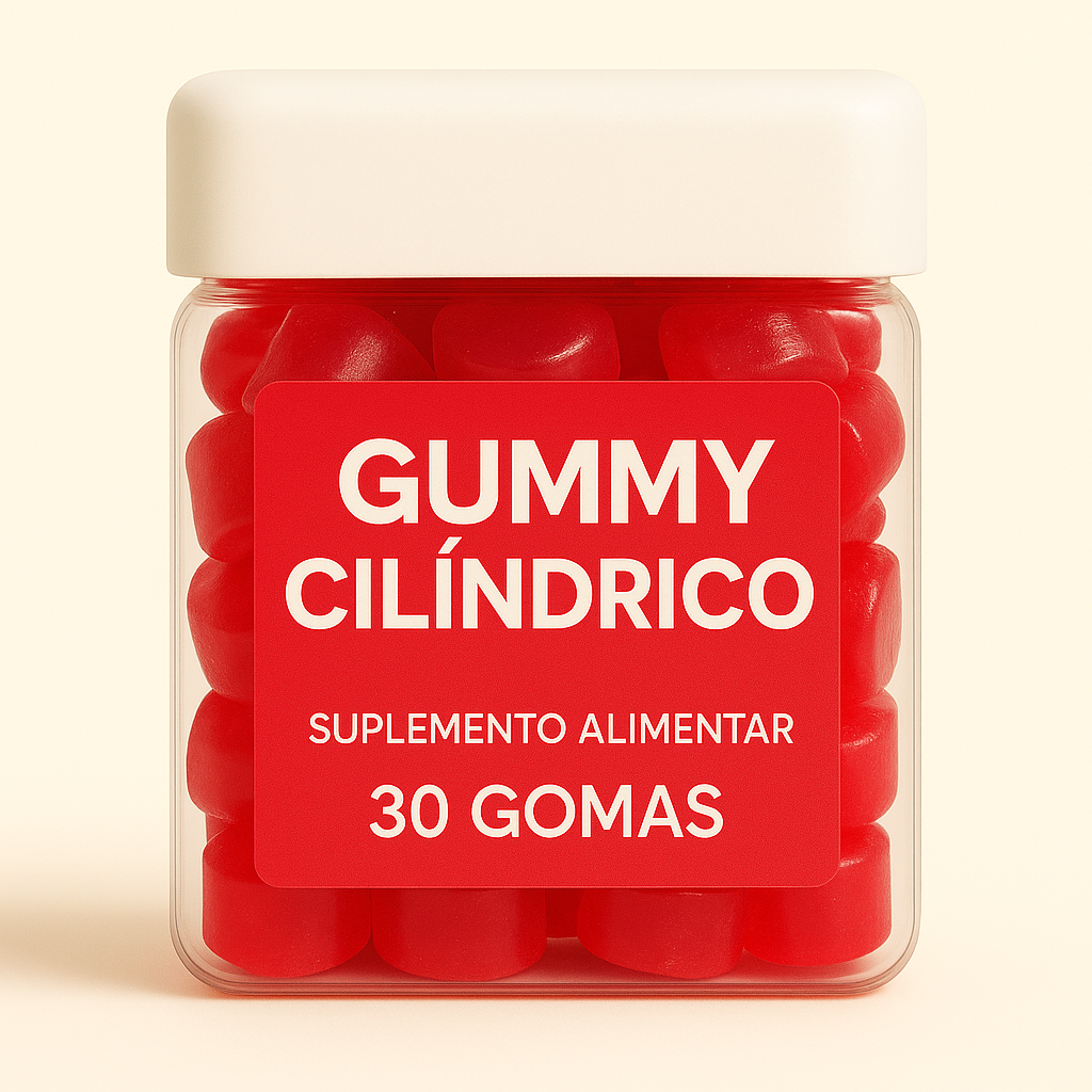 Terceirização de Gummies Rejuvenescimento CILINDRO (500-1000 unidades) 30 gomas