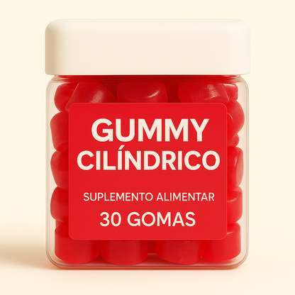 Terceirização de Gummies Rejuvenescimento CILINDRO (500-1000 unidades) 30 gomas