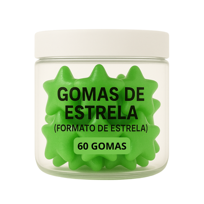 Terceirização de Gummies de Creatina ESTRELA (500-1000 unidades) 60 gomas