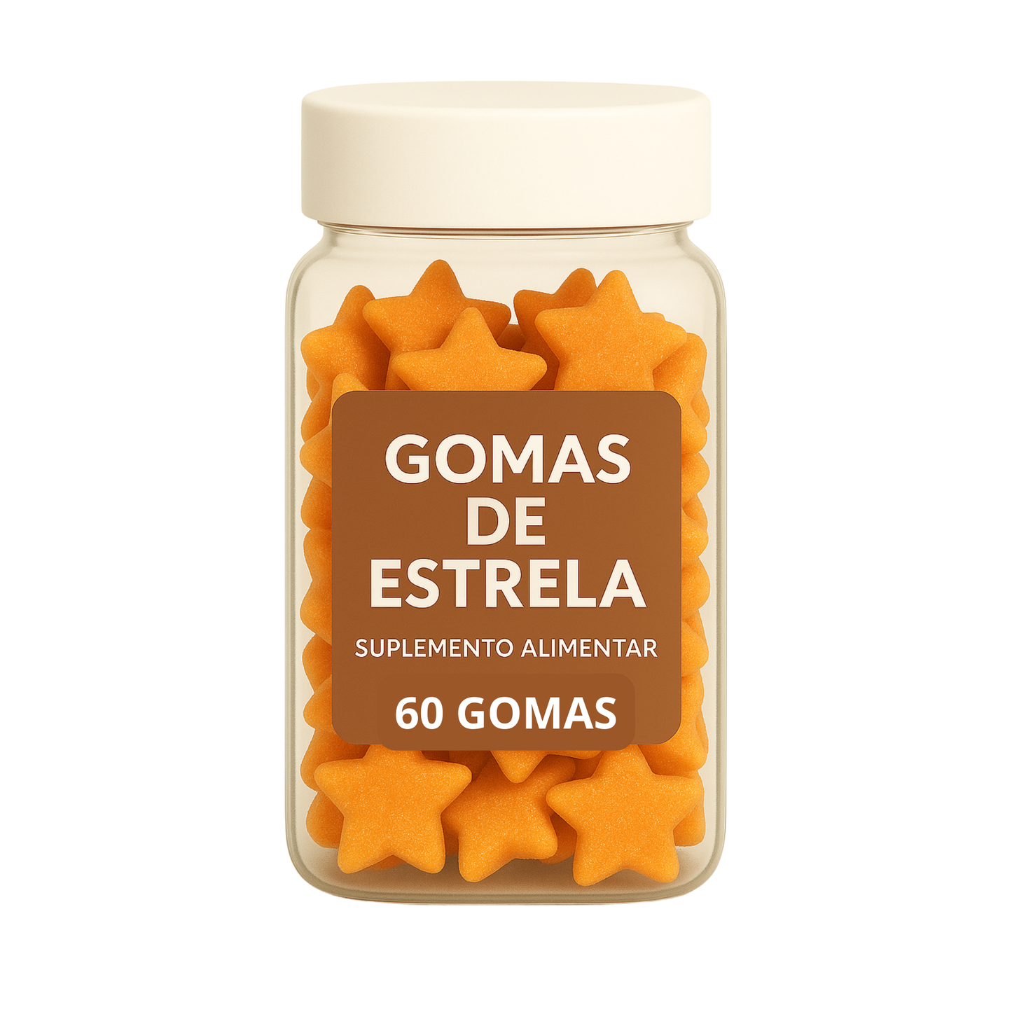 Terceirização de Gummies de Creatina ESTRELA (500-1000 unidades) 60 gomas